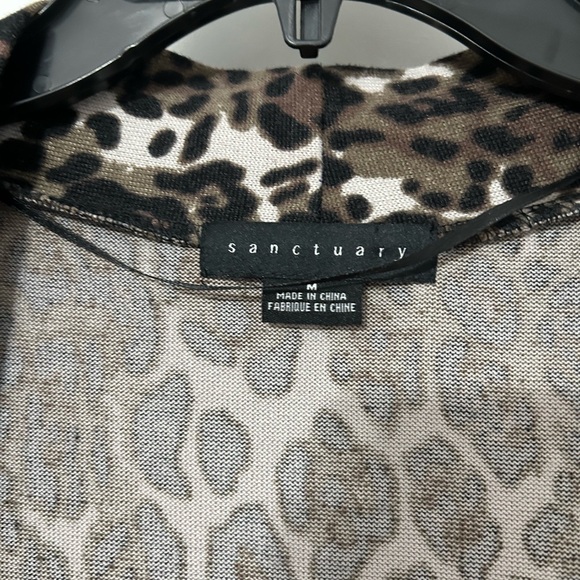 Sanctuary cardigan in leopard print - Picture 3 of 3